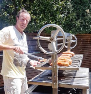 Gaucho Argentinean Style Wood Fire BBQ Grills Founder Gavin Crossley