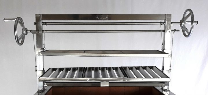 Gaucho Commercial Argentinean Style Wood Fire Parilla Grill - Two Tier Grill System